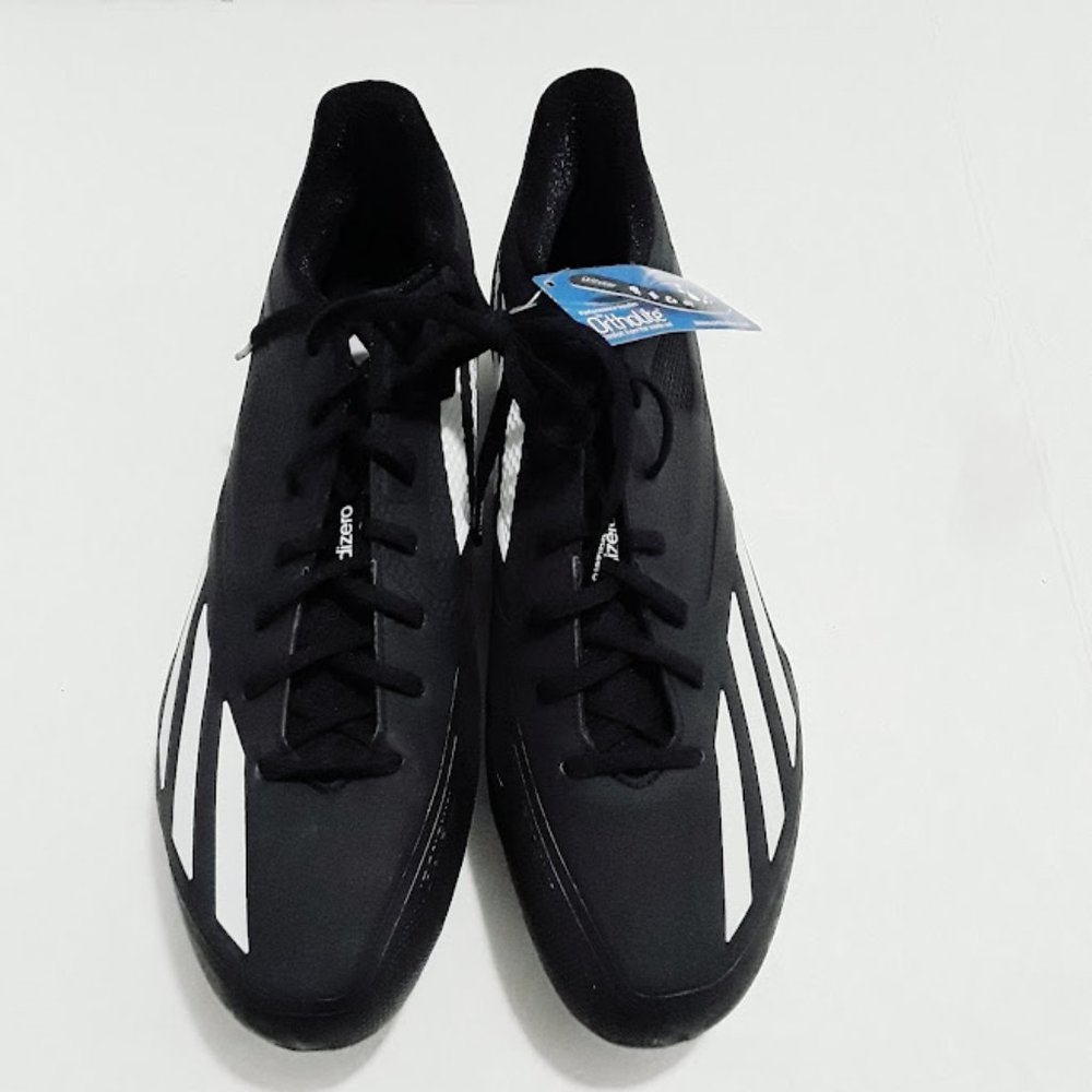 ADIDAS Adizero Protrax Baseball Cleats Blk/White Ortholite Perf Insole Size 13.5